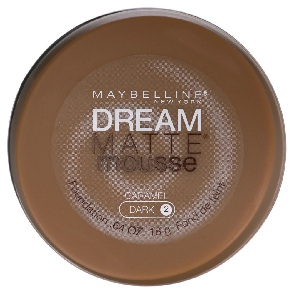 Maybelline Dream Matte Mousse Foundation CARAMEL‎ Dark 2 .64oz NEW SEALED